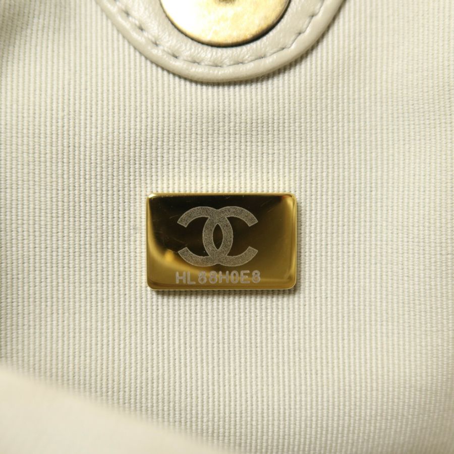 CHANEL 羊皮皮革Chain Shoulder鏈帶肩背袋-6