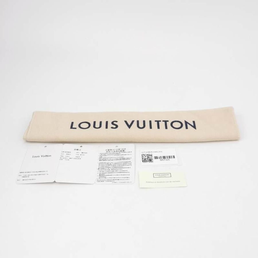Louis Vuitton (LV) Pont 9中號牛皮純色LV Circle標誌斜背包單肩包晶片款-9
