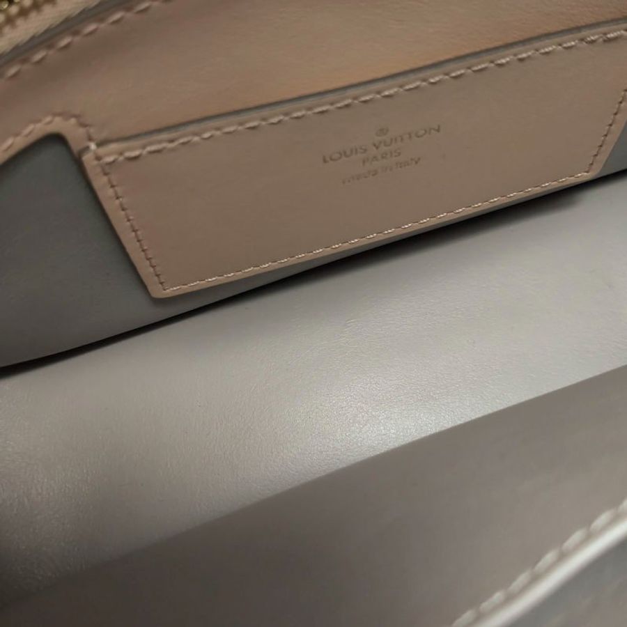 Louis Vuitton (LV) Pont 9中號牛皮純色LV Circle標誌斜背包單肩包晶片款-10