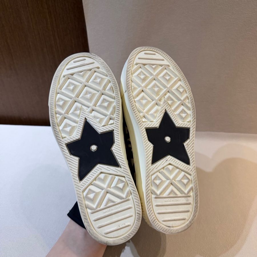 DIOR 迪奧 Walk'n'Dior 刺繡 Oblique印花 板鞋增高帆布鞋35.5碼-7