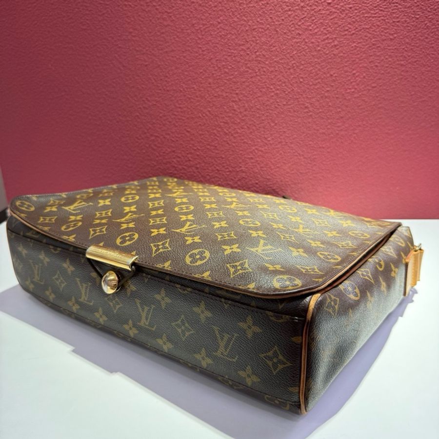 路易威登/Louis Vuitton 經典老花翻蓋公文包 斜挎包-6