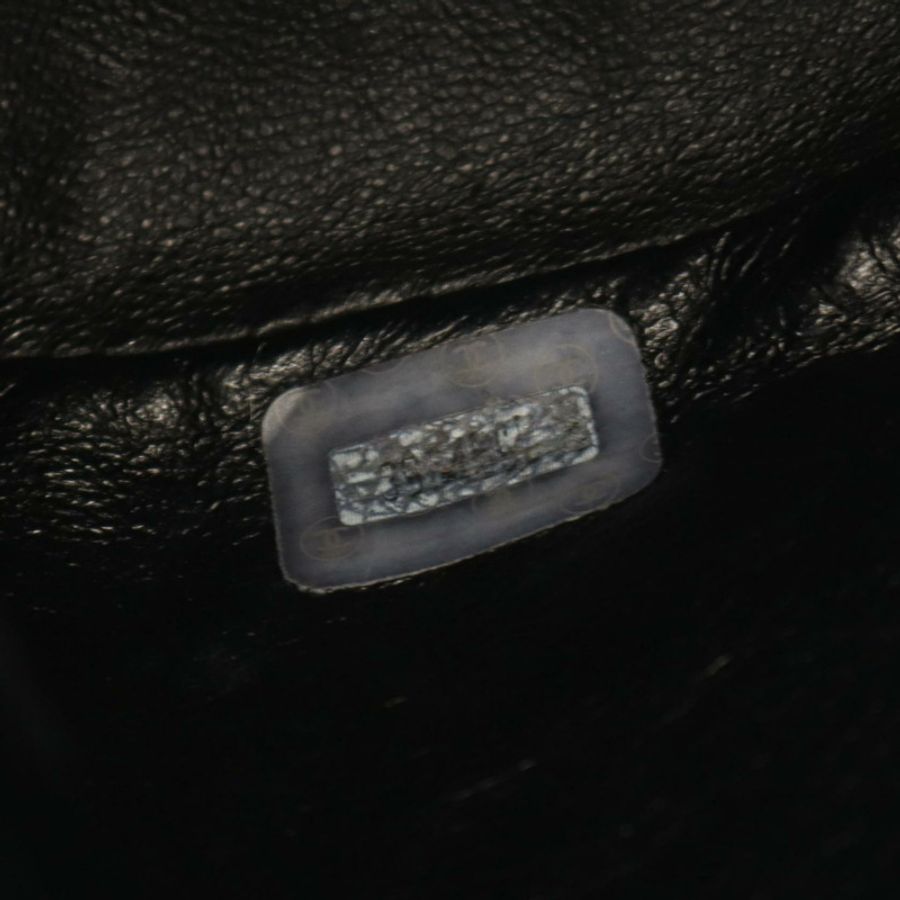 香奈兒 (CHANEL) Matelasse 雙肩包/背包 A10177 羊皮 黑色 二手 金色五金-4