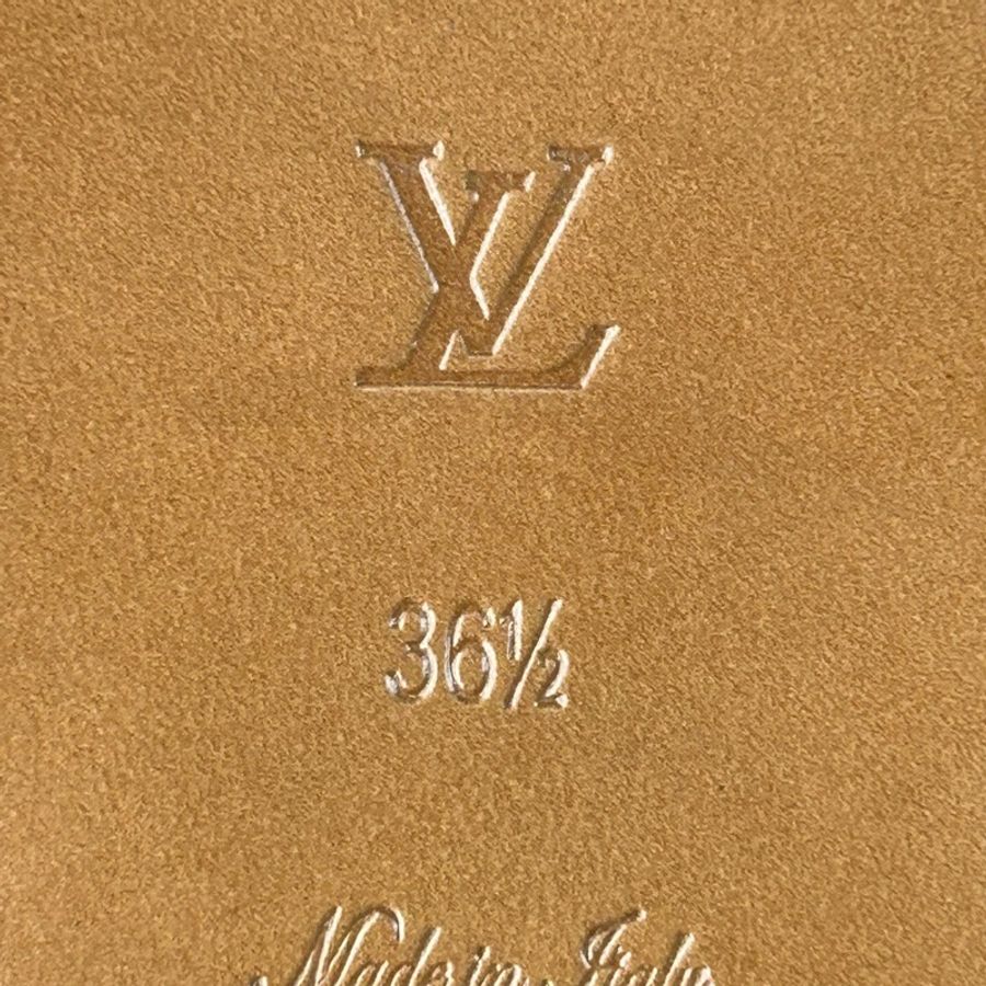 僅試穿Louis Vuitton路易威登藍色老花涼拖 尺碼：36.5 🧡-5