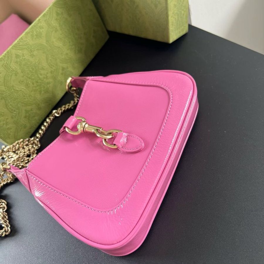 Gucci Jackie Notte鏈條包 19.5*18*13.5cm 99新配件塵袋盒子-6