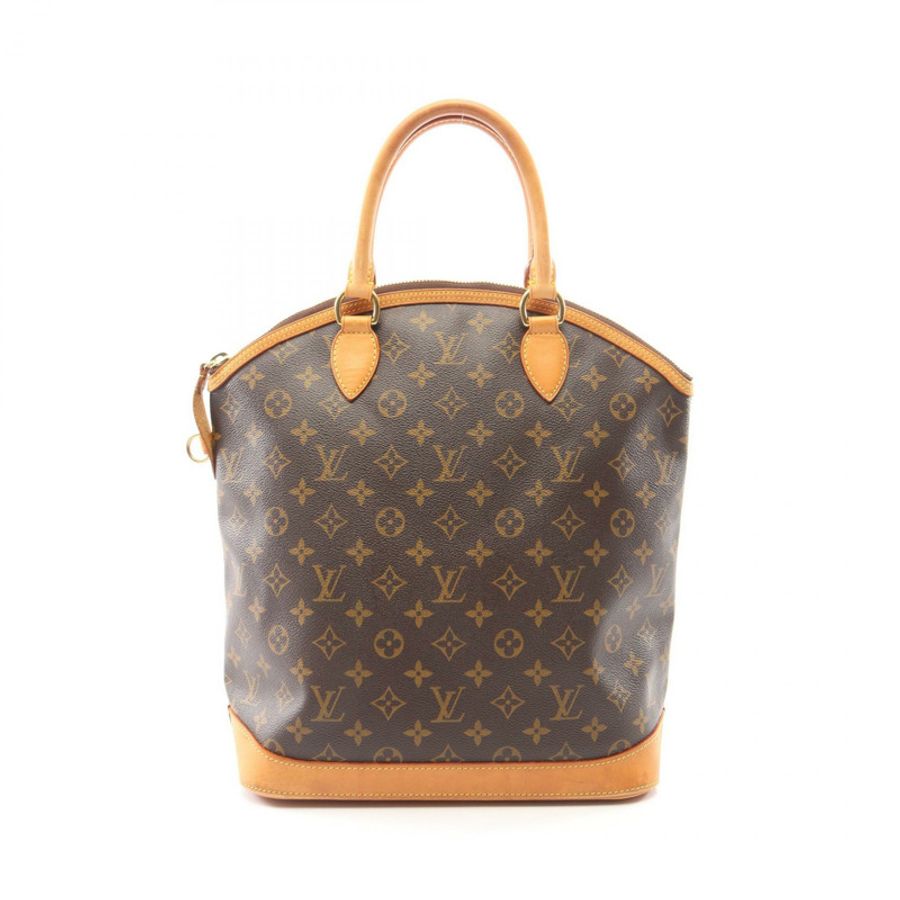 路易威登 Lockit 垂直手提包 M40103 Monogram 皮革棕色二手女士-0