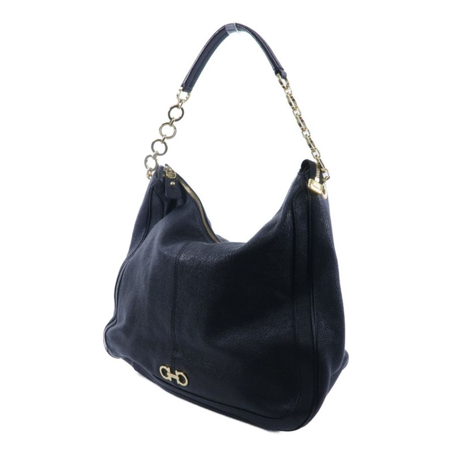 Salvatore Ferragamo 牛皮皮革Shoulder Bag鏈帶肩背袋-2
