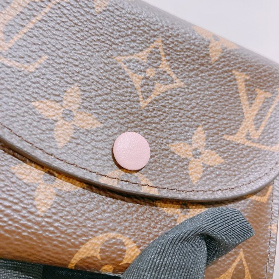 TW4848	Louis Vuitton 路易威登經典花紋零錢包 Rosalie Coin Purse Monogram Canvas Pink-17