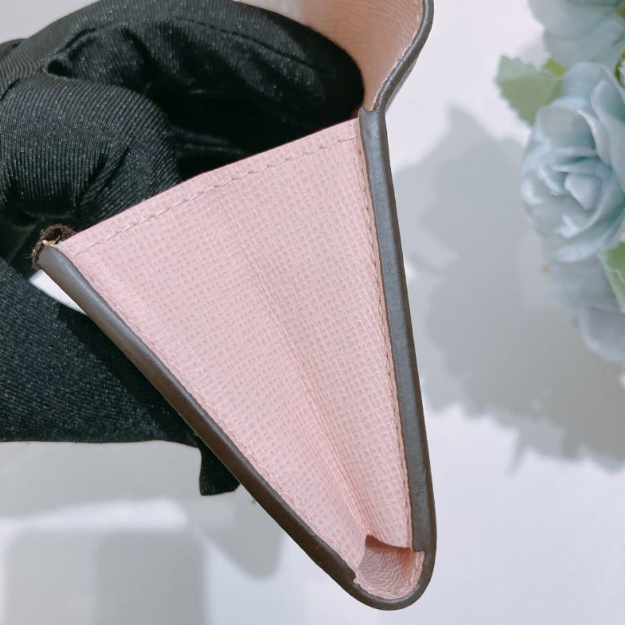 TW4848	Louis Vuitton 路易威登經典花紋零錢包 Rosalie Coin Purse Monogram Canvas Pink-21