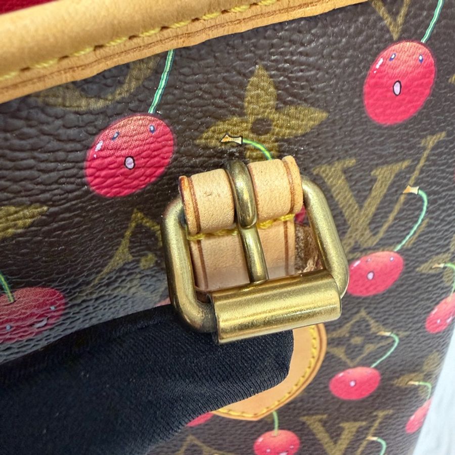 LOUIS VUITTON Bucket M95012 村上隆 櫻桃 水桶包 手提包 肩背包-25
