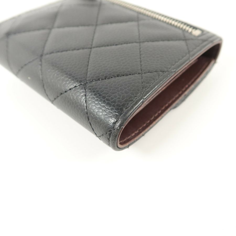 CHANEL 牛皮皮革Classic Small Flap Wallet錢包-12