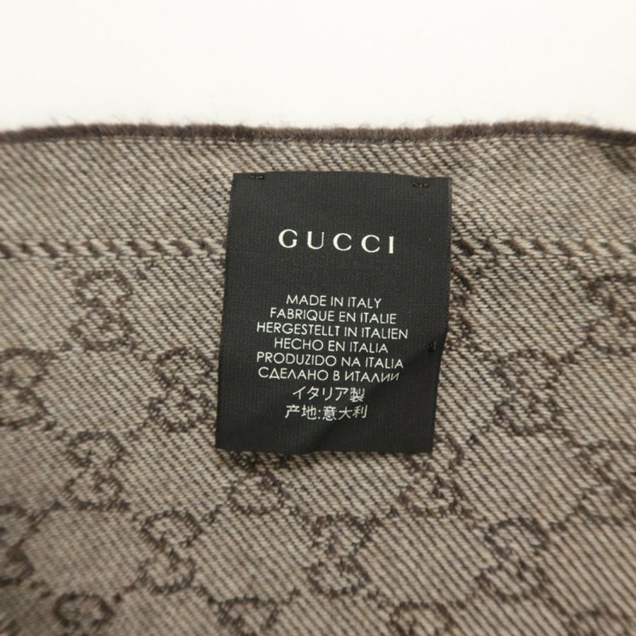 GUCCI 羊毛Scarf頸巾-5