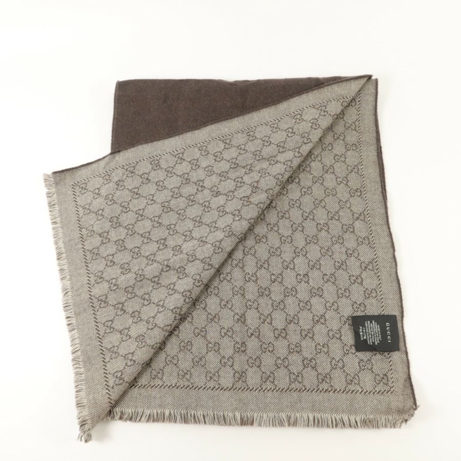 GUCCI 羊毛Scarf頸巾-8