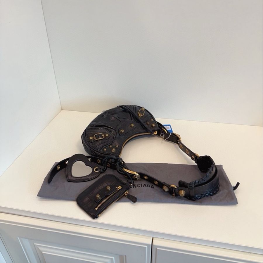 Balenciaga 巴黎世家Le Cagole 新款鰐魚皮紋-6