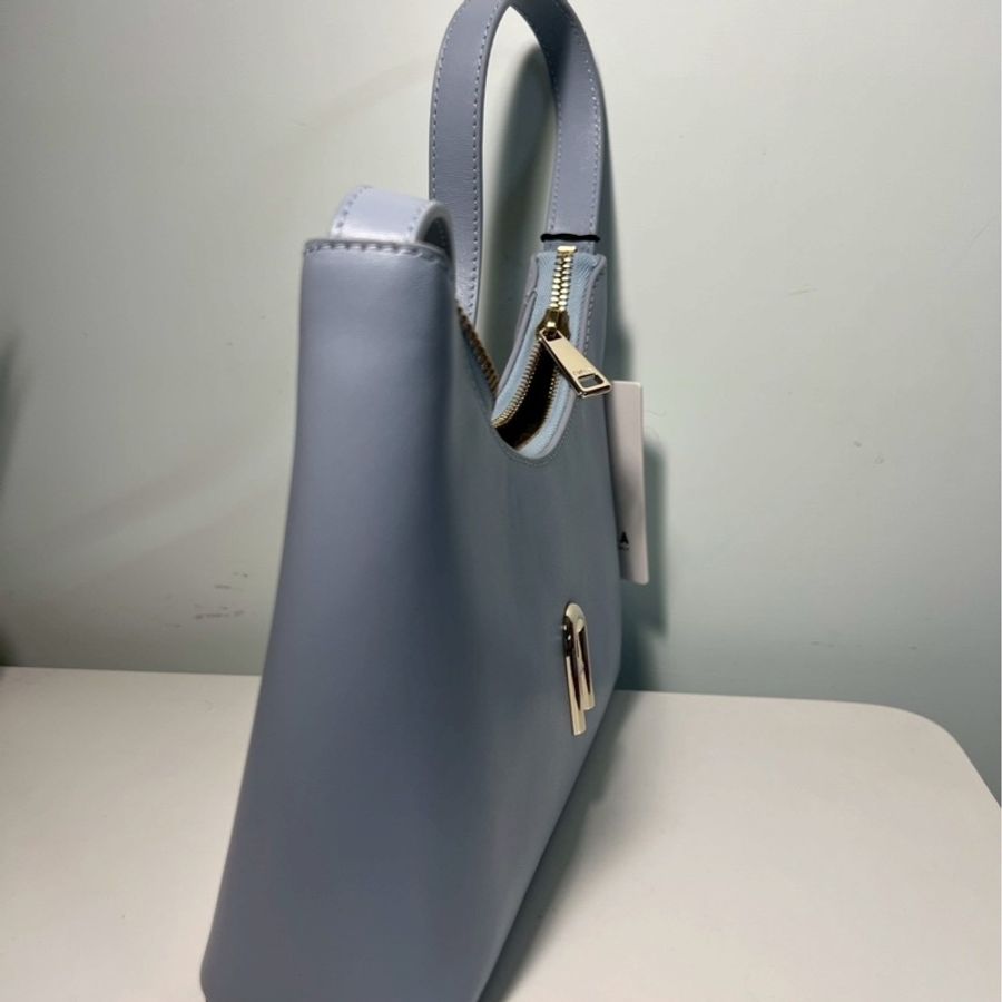 FURLA DIAMANTE SHOULDER BAG (S)天藍色經典logo肩背包-1