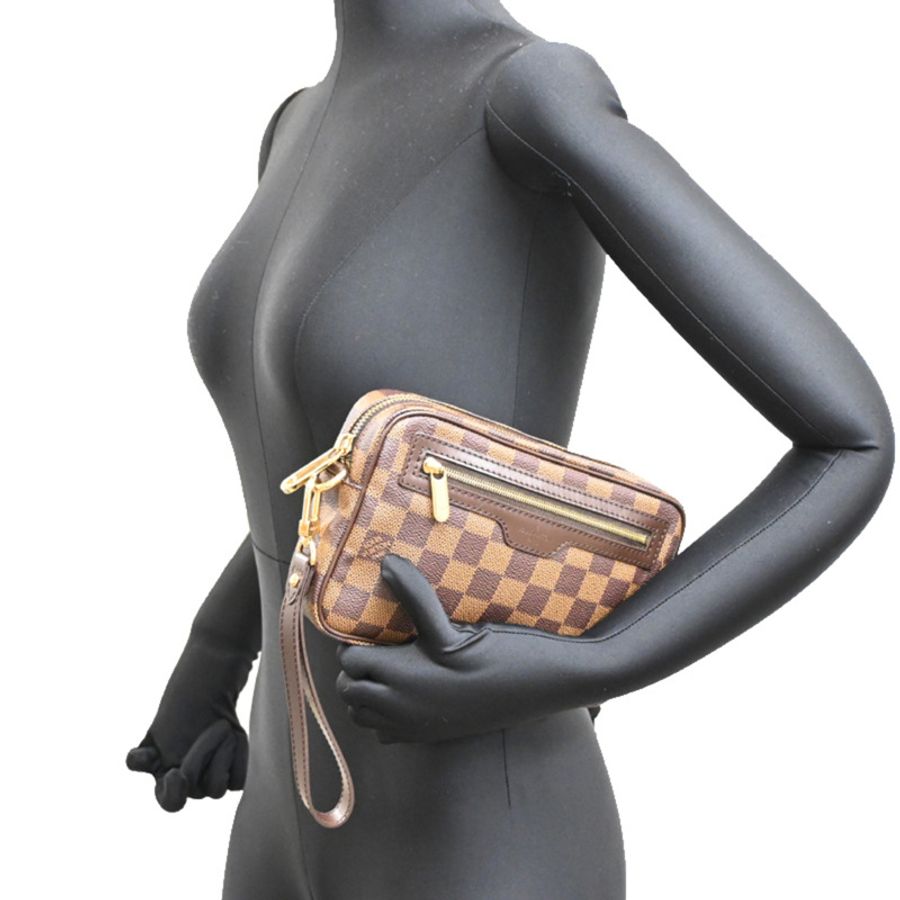 路易威登 Pochette Billet Macao 男女單肩包 N61739（已停產）Damier Brown-7