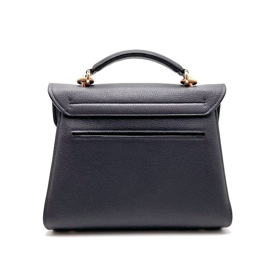 FERRAGAMO 灰金馬蹄扣 手提肩背包 26*19*11 98新配件塵袋-5