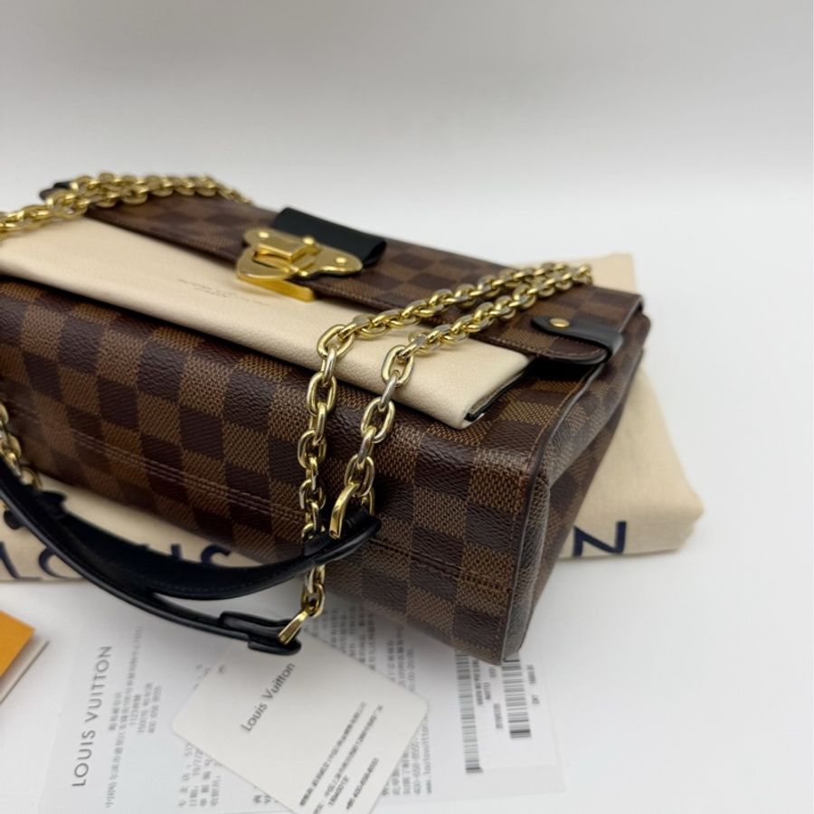 LV 棋盤格Vavin 鏈條包、單肩斜挎包  尺寸：25×18CM-5