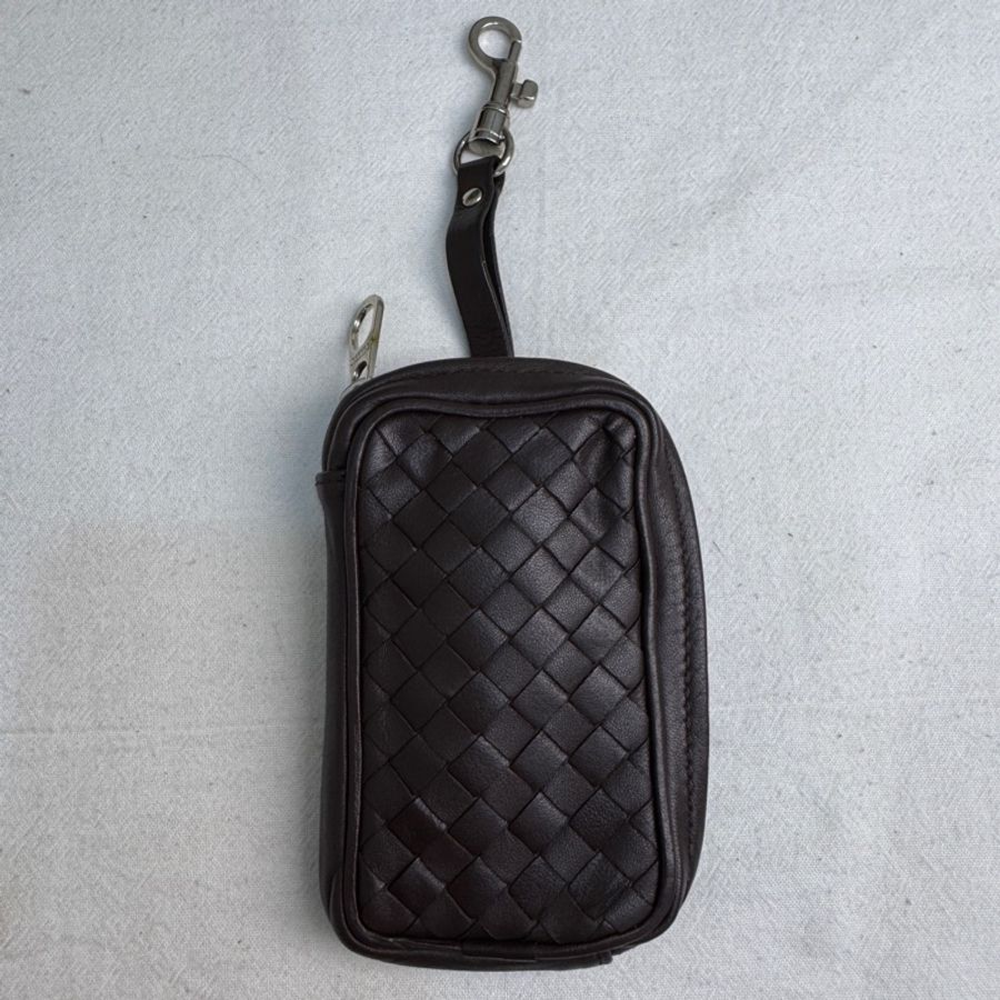 【赫蒂國際精品】 Bottega Veneta 經典皮革編織隨身包 vintage 二手 中古-3