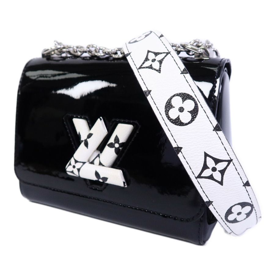 LOUIS VUITTON 漆皮皮革Twist PM鏈帶肩背袋-2