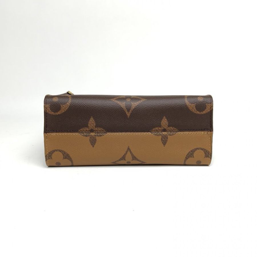 LOUIS VUITTON Onthego小號25二合一老花PVC金扣晶片肩背包-4