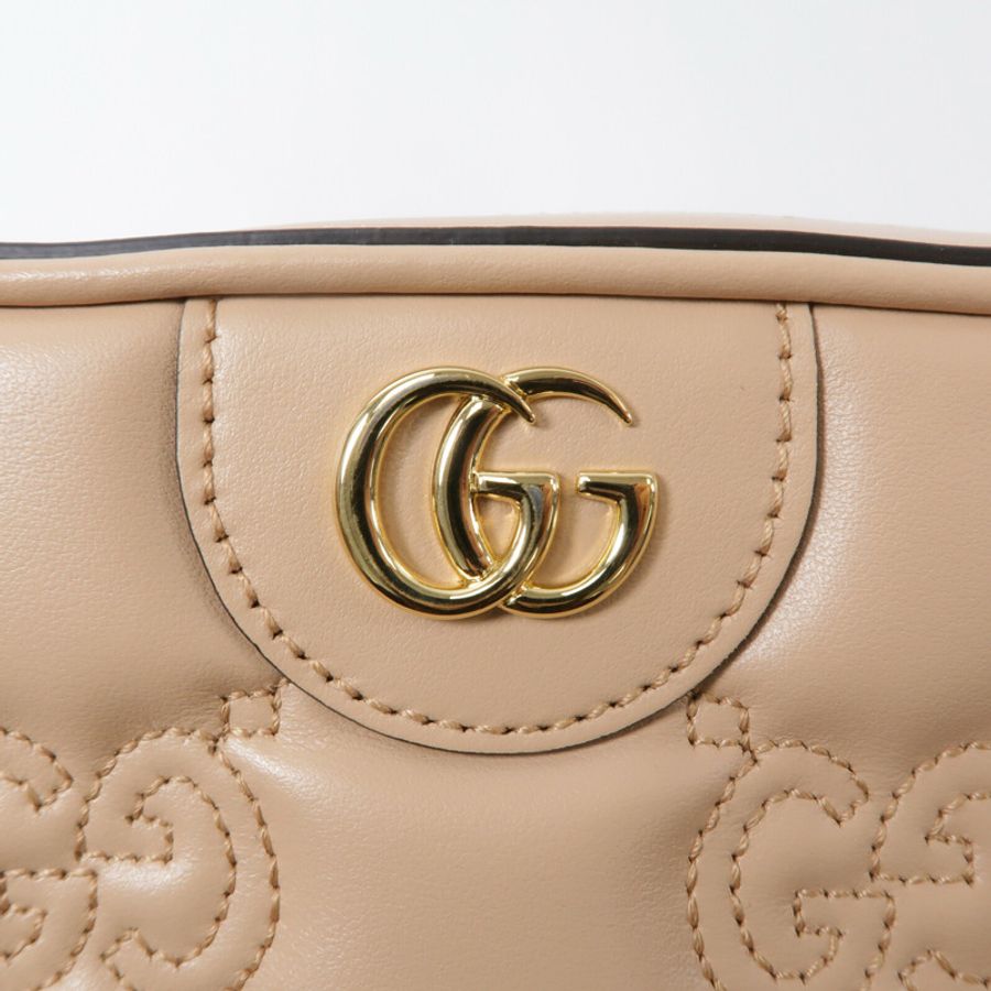 GUCCI 牛皮皮革Matelasse Shoulder Bag肩背袋-5