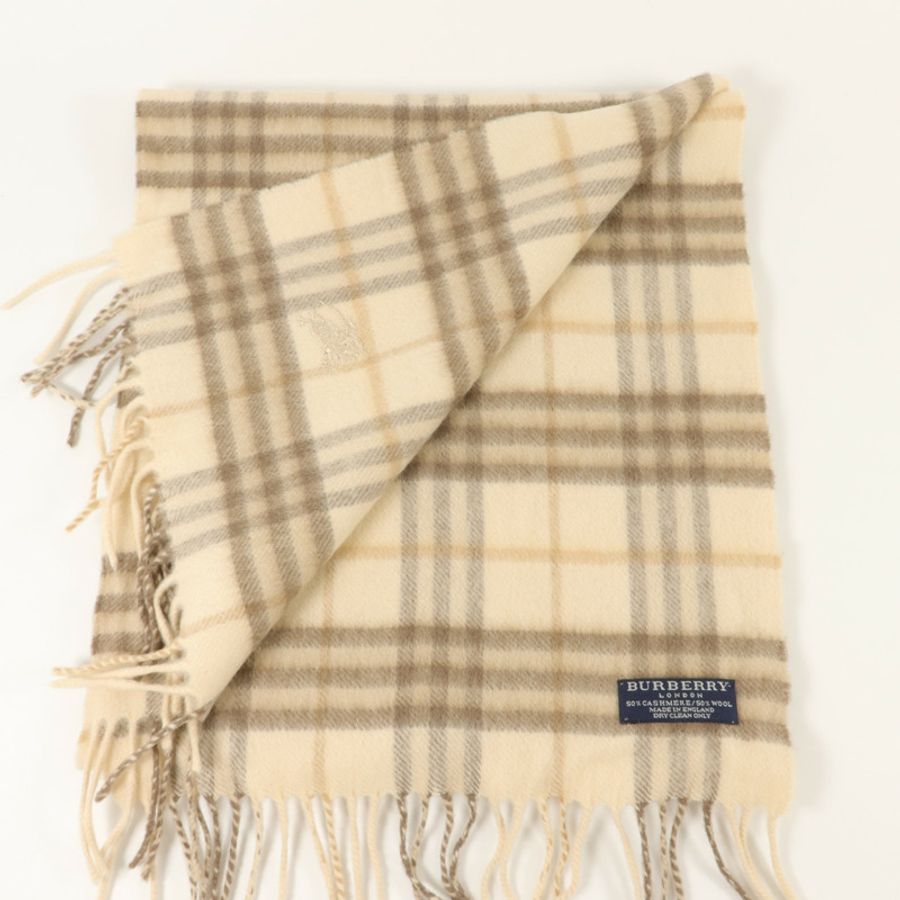BURBERRY 羊絨/羊毛Scarf 30X138cm圍巾-7