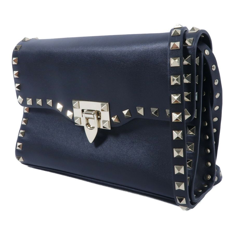Valentino 牛皮皮革Rockstud Corssbody肩背袋-2