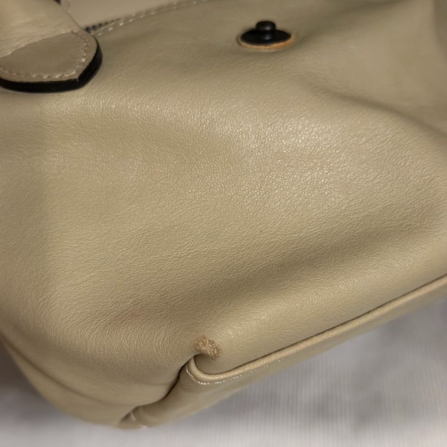 Longchamp Le Pliage Xtra Mini 羊皮迷你包｜奶油白 真皮 手提斜背包 小羊皮 絕版尺寸 絕版材質-3