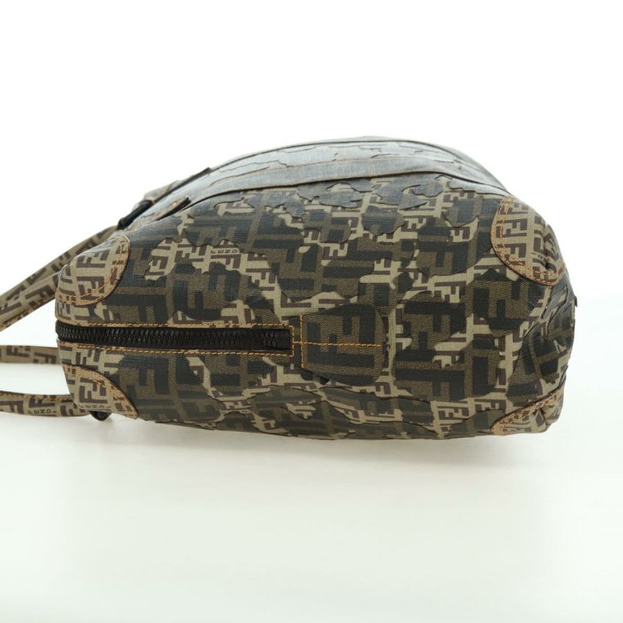 【日本直送】FENDI Zucca帆布手提包 米色 正品 179203SM-2
