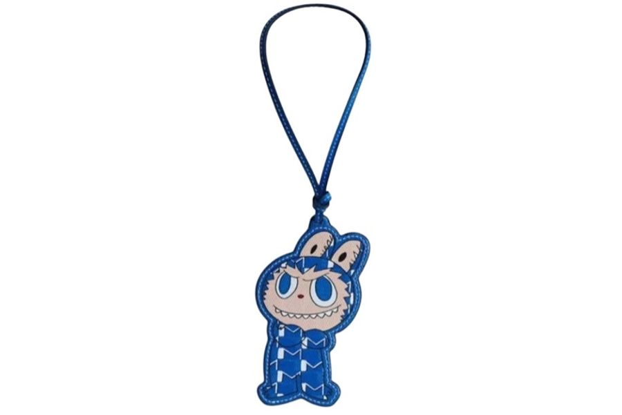 Moynat x Kasing Lung The Monsters Labubu Bag Charm Blue-2