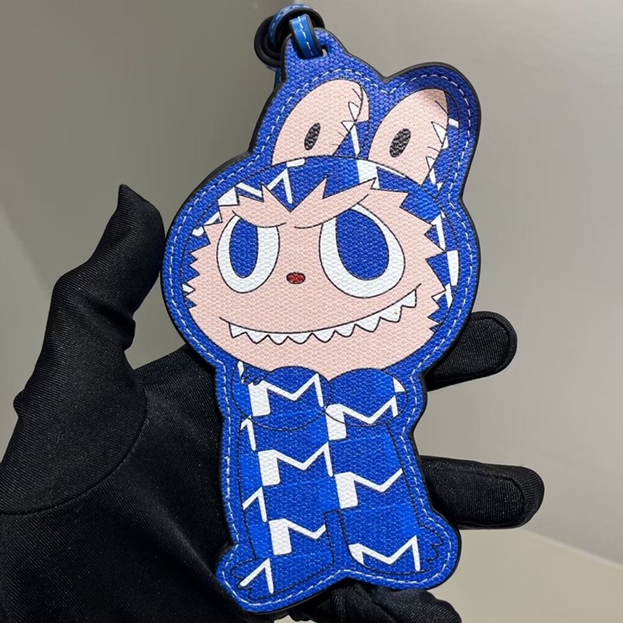 Moynat x Kasing Lung The Monsters Labubu Bag Charm Blue-3