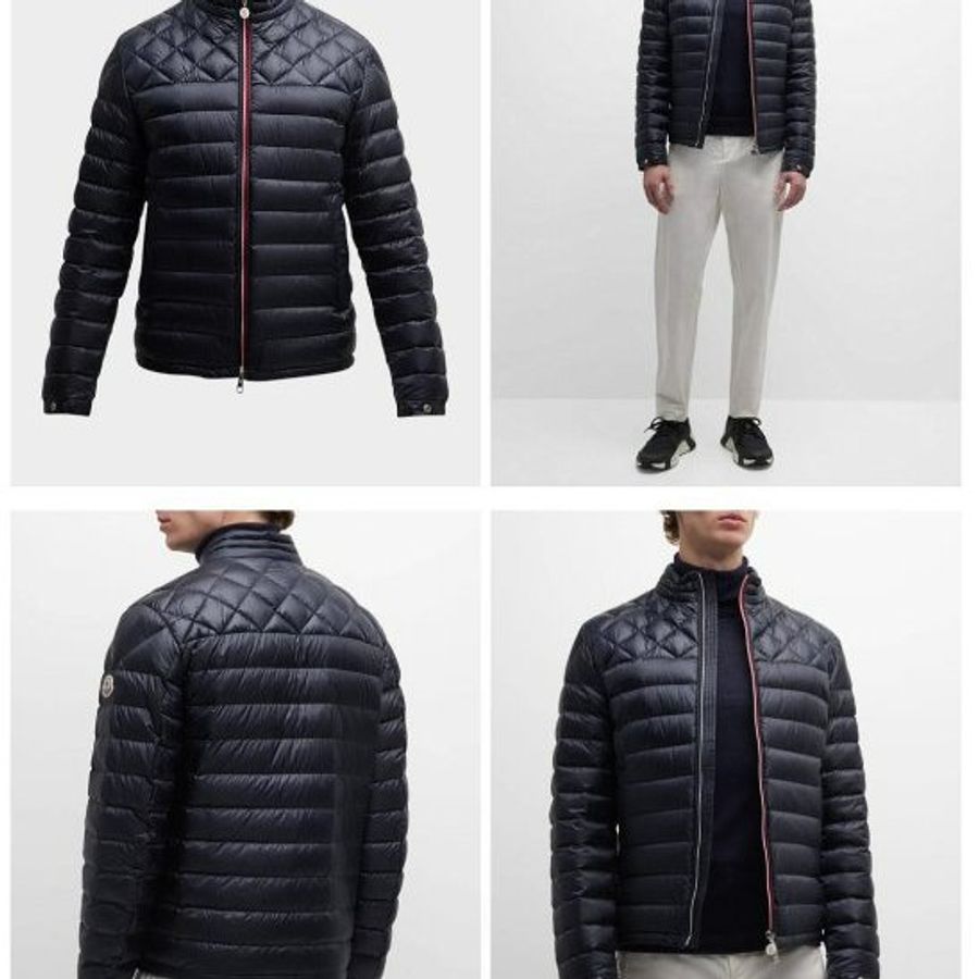 💎Han's house精品服飾💎moncler Benamou 羽絨 騎士 外套 深藍 現貨 7 原價 48100-7