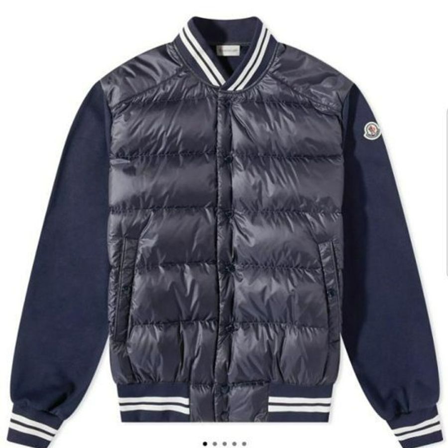💎Han's house精品服飾💎法國頂級 moncler 羽絨 拼接 外套 現貨 M  原價46000-5