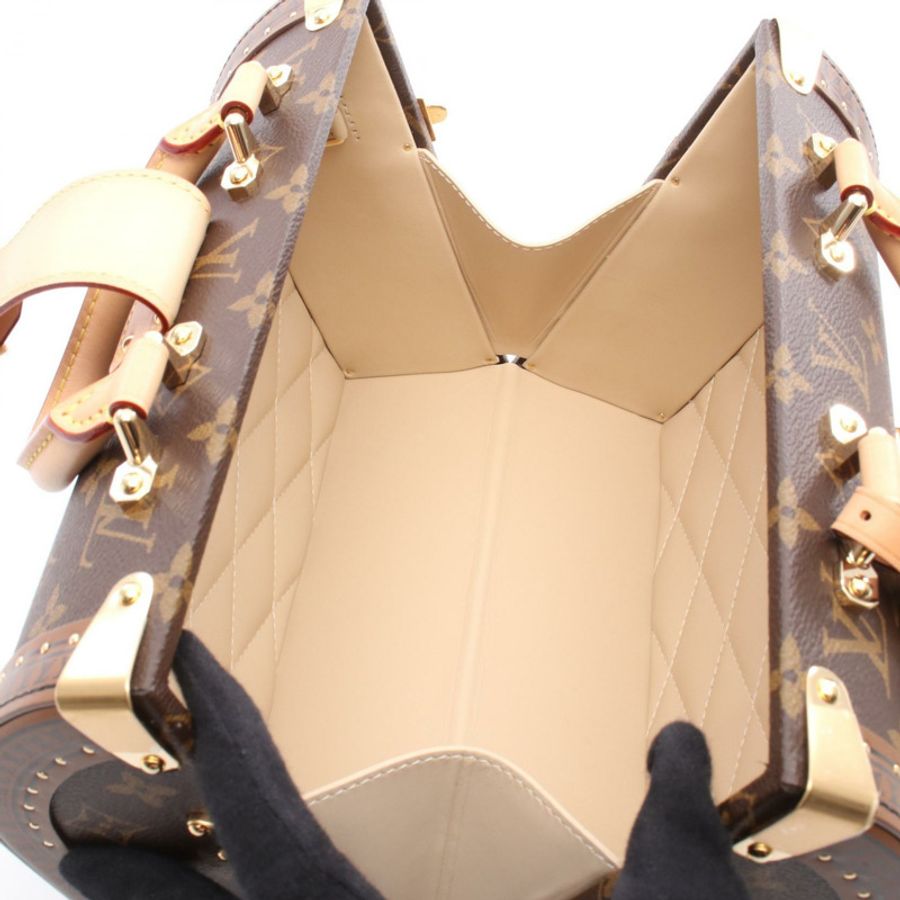 路易威登 Speedy Trunk 手提包 M10287 Monogram 帆布皮革棕色二手 LV-2