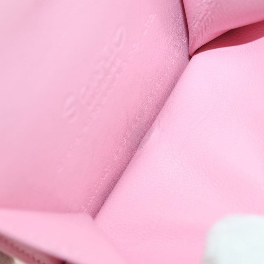 【日本直送】BALENCIAGA 迷你鏈條皮夾 Kitty 皮革粉紅銀色 623241 正品 170544SM-22