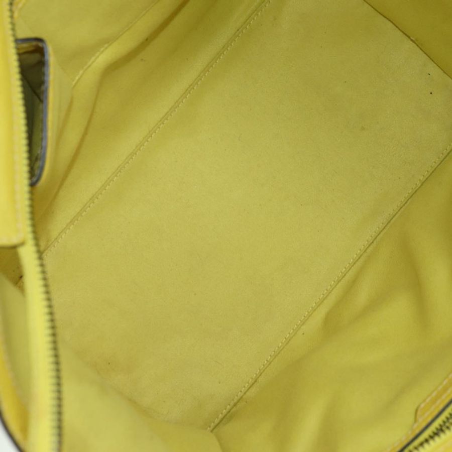 【日本直送】CELINE Luggage Mini Shopper 手提包 皮革 黃色 正品 ep14591V-10