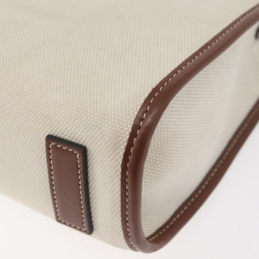 【日本直送】BURBERRY 手提包 帆布 兩用 米色 金色 正品 179719A-17