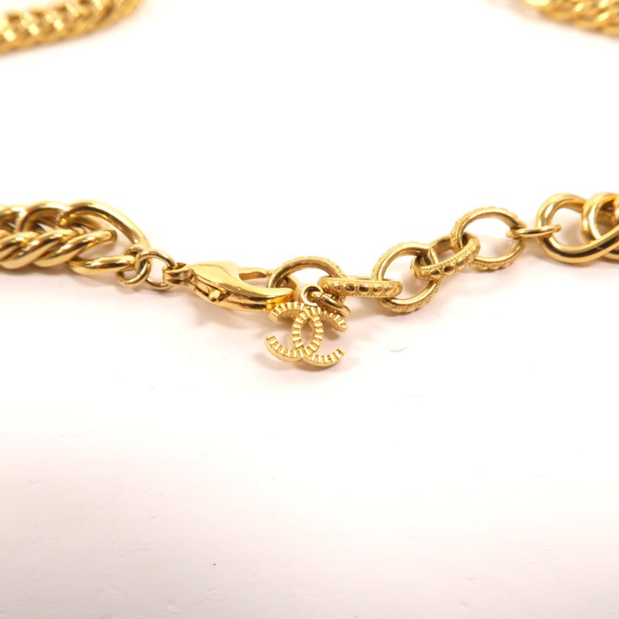 CHANEL 金屬Chain Lariat Necklace項鍊-4