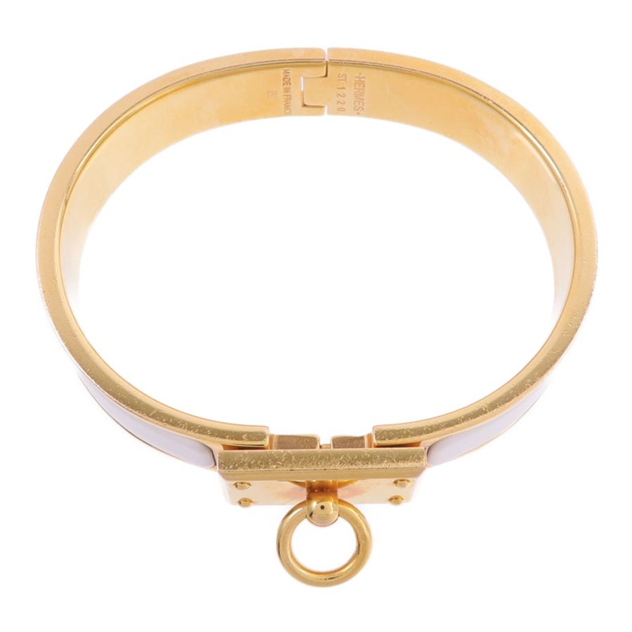 HERMES 金屬/琺瑯Clic Anneau Bracelet手鐲-3