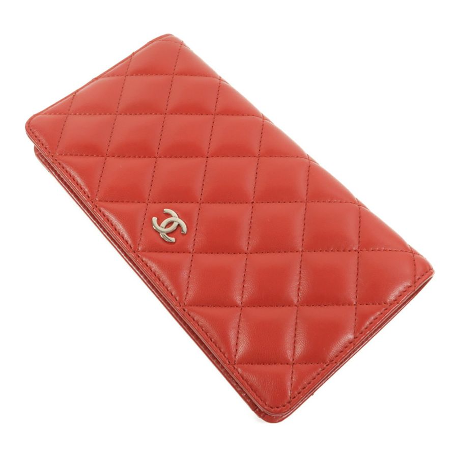 CHANEL 羊皮皮革Long Wallet長錢包-4