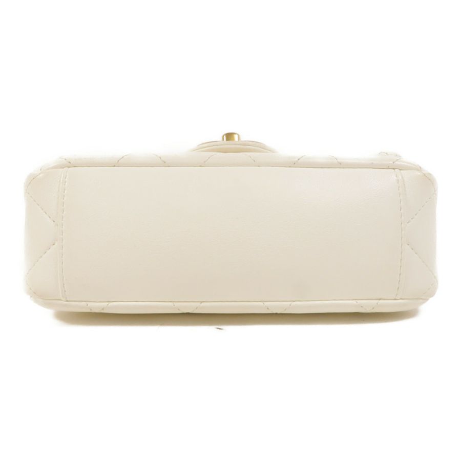 CHANEL 羊皮皮革Mini Flap Bag鏈帶肩背袋-3