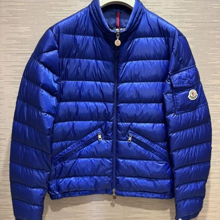 💎Han's house精品服飾💎moncler Agay 羽絨 外套 可手水洗 藍 現貨 M 原價45000-0