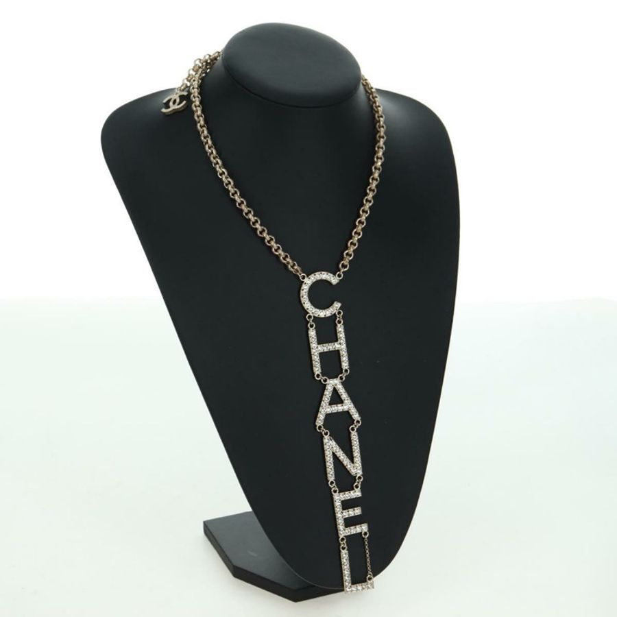 【日本直送】香奈兒 (CHANEL) 香檳金金屬 Logo 項鍊，CC 標誌，貨號 178801SM-18