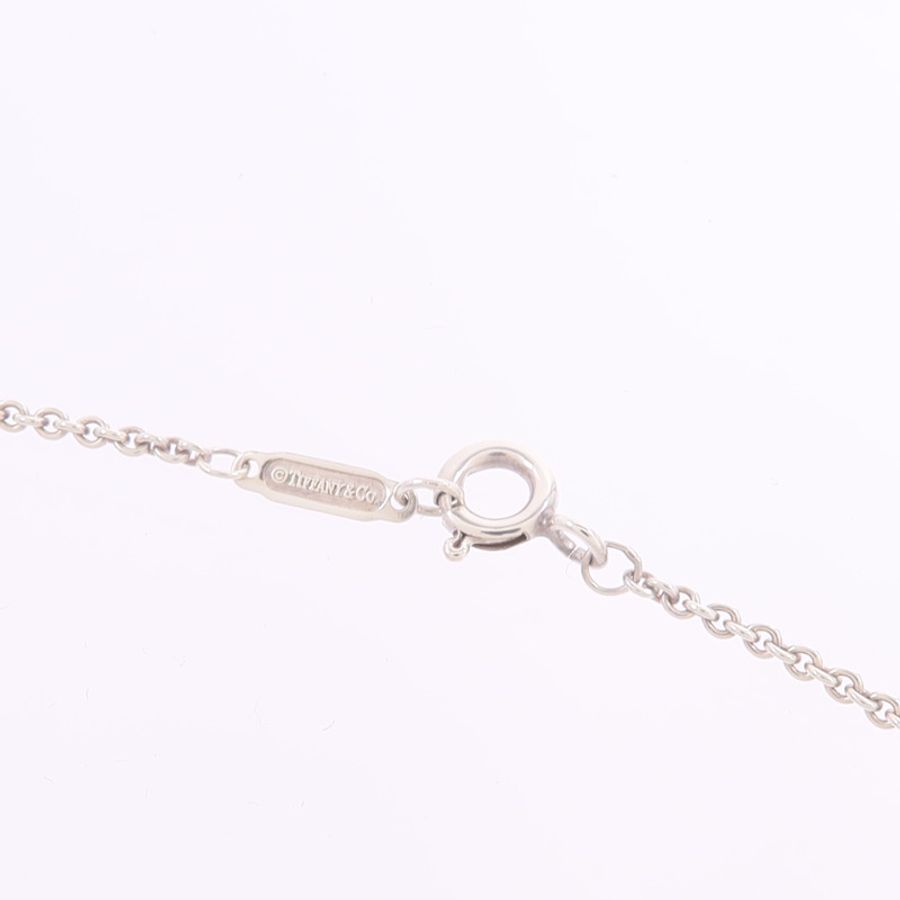 TIFFANY＆CO 925純銀Double Square Pendant項鍊-4