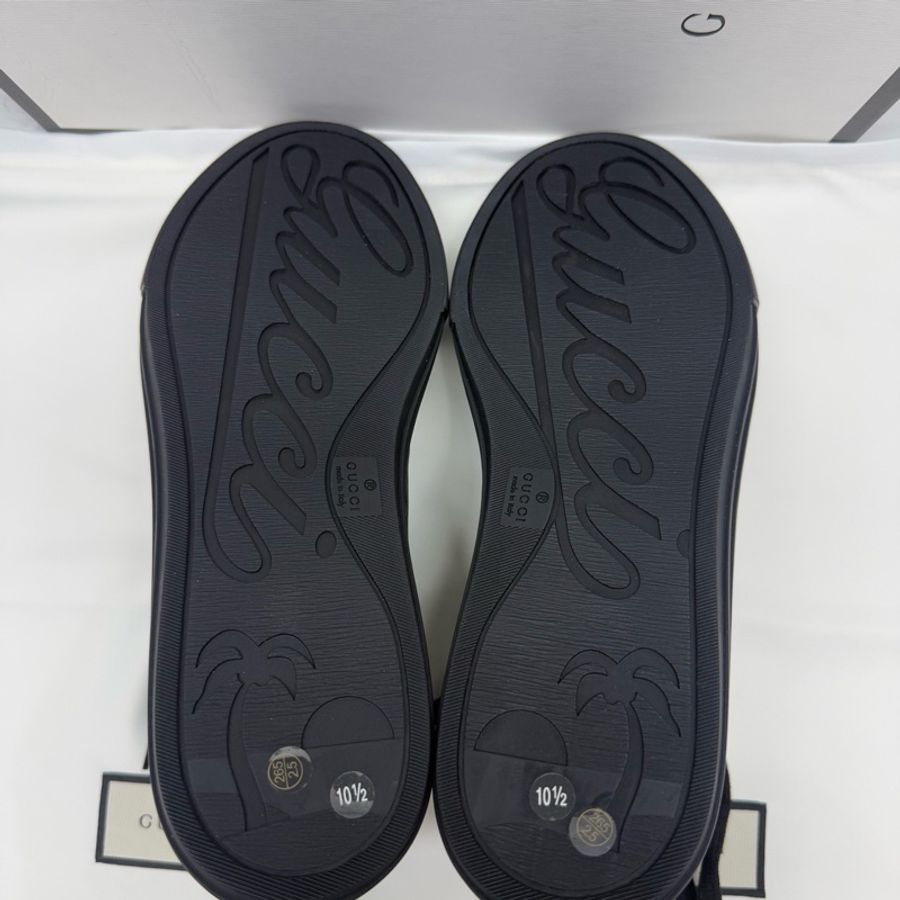 特惠價 Gucci 古馳 黑色 小牛皮 高幫鞋 尺碼：10.5碼44.5碼-4