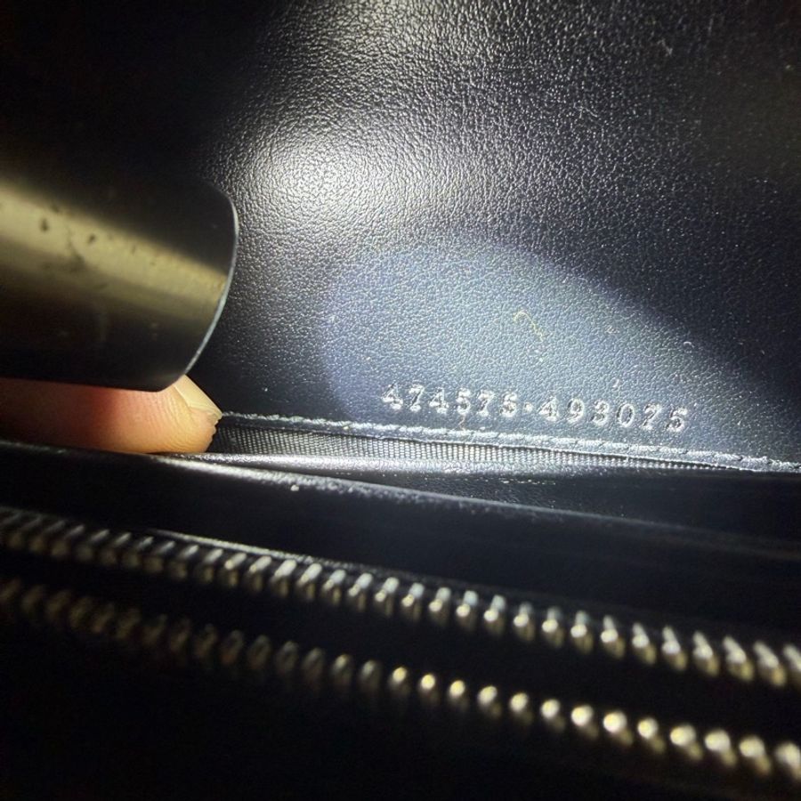 Gucci 古馳 馬蒙新款黑銀woc鏈條斜塊包 黑銀色、單包-4