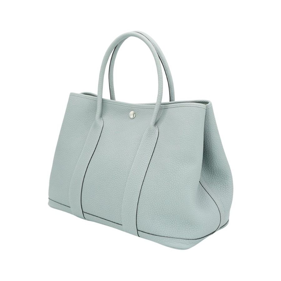 Herme Garden Party Togo牛皮銀釦手提包-36cm(P0木偶灰)-1