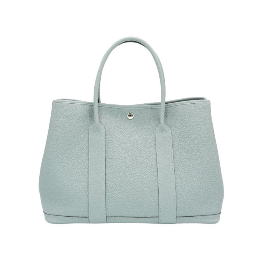 Herme Garden Party Togo牛皮銀釦手提包-36cm(P0木偶灰)-2