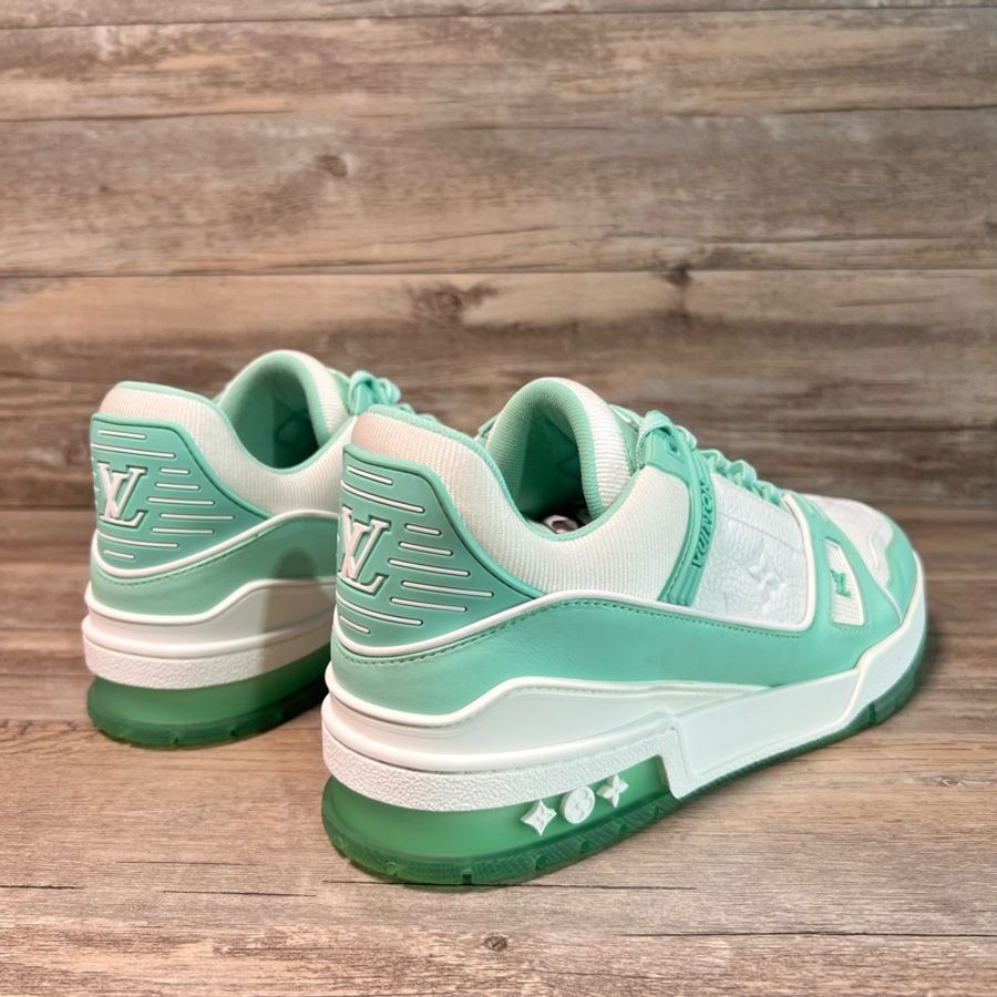 LV路易威登 trainer 蒂芙尼綠 白綠 薄荷綠  41碼-2
