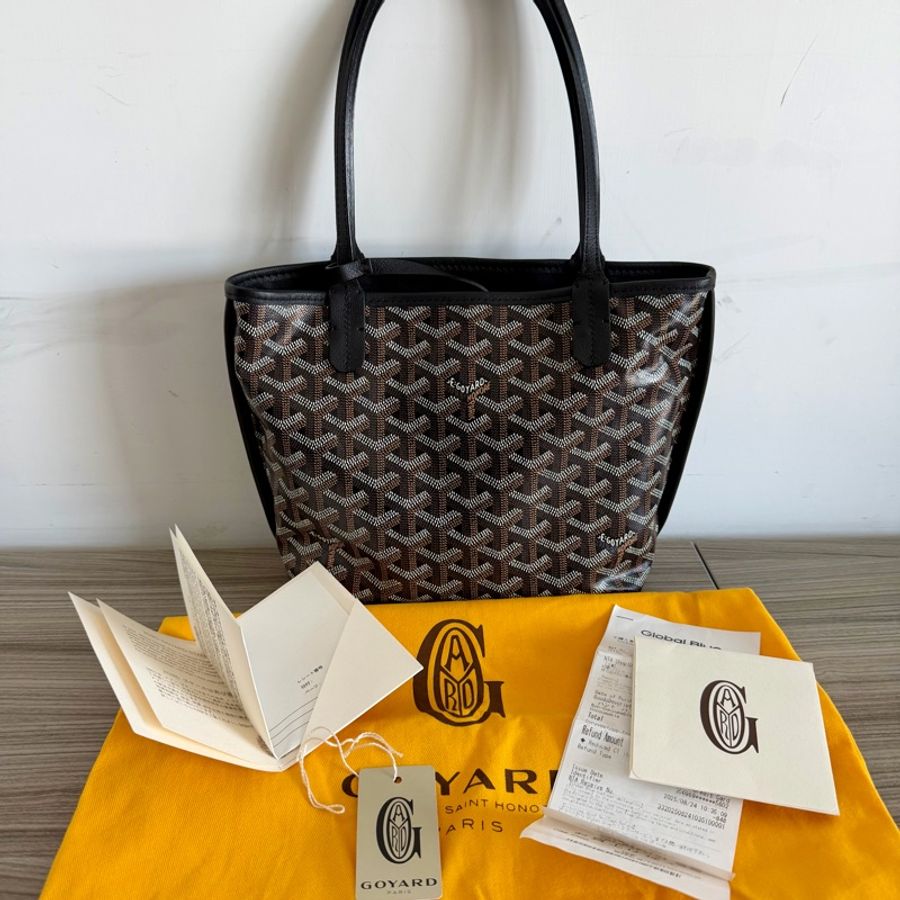 Goyard 的托特包 Anjou Mini 黑色-0